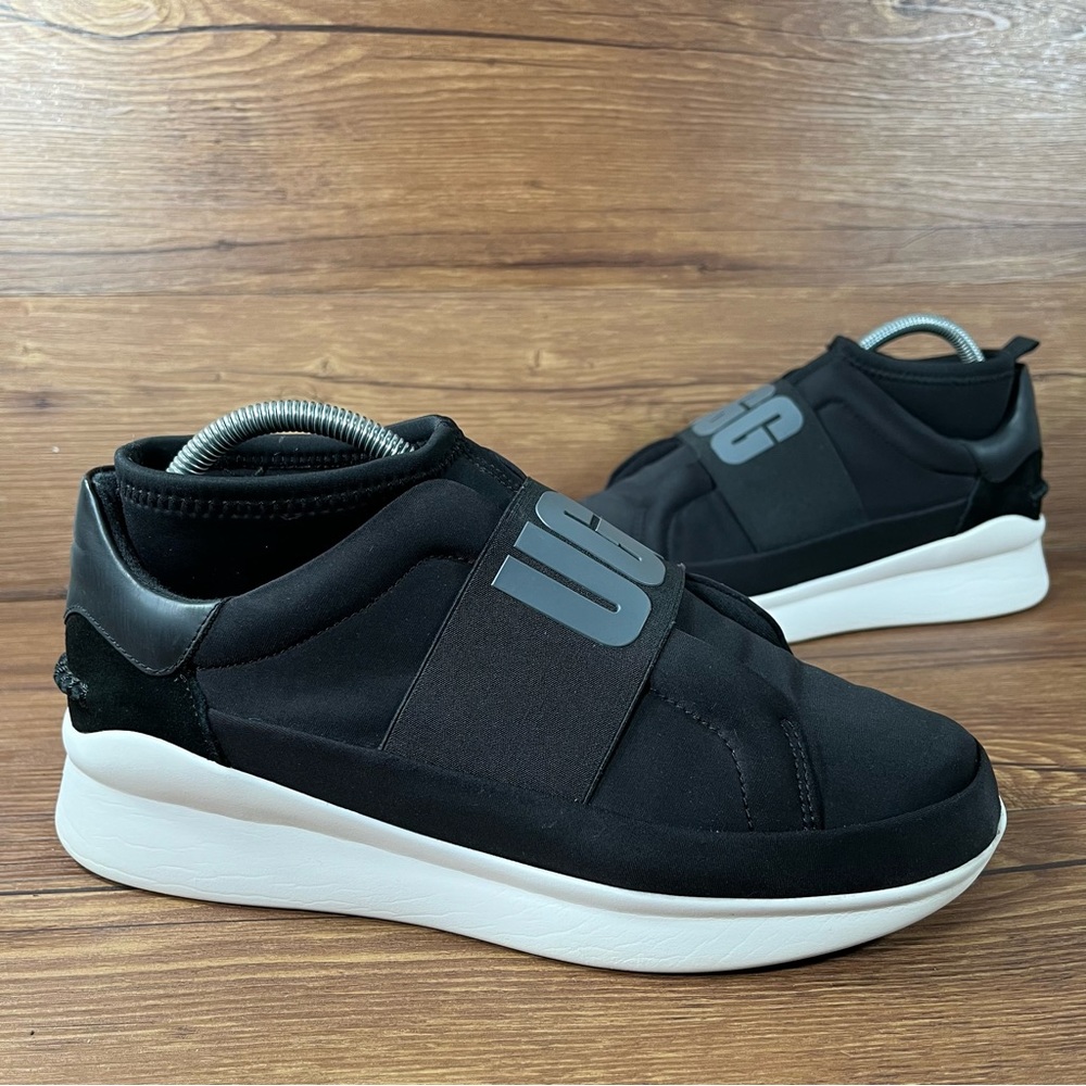 UGG Neutra Black Slip-On Mid Top Sneakers Women’s Size 9 Shoes